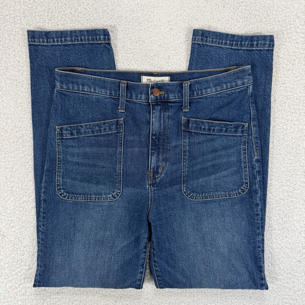 Madewell Full Length Classic Straight Jeans Women's 29 (32x29) Modern Minimalist